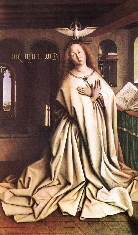 EYCK, Jan van Mary of the Annunciation oil painting image